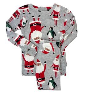 Carter's Santa Clause Print Pajama Set Long Sleeve and Pants Pajamas 2T